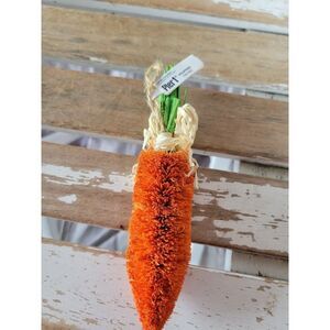 Pier 1 sisal carrot Easter ornaments hanging home decor mini new